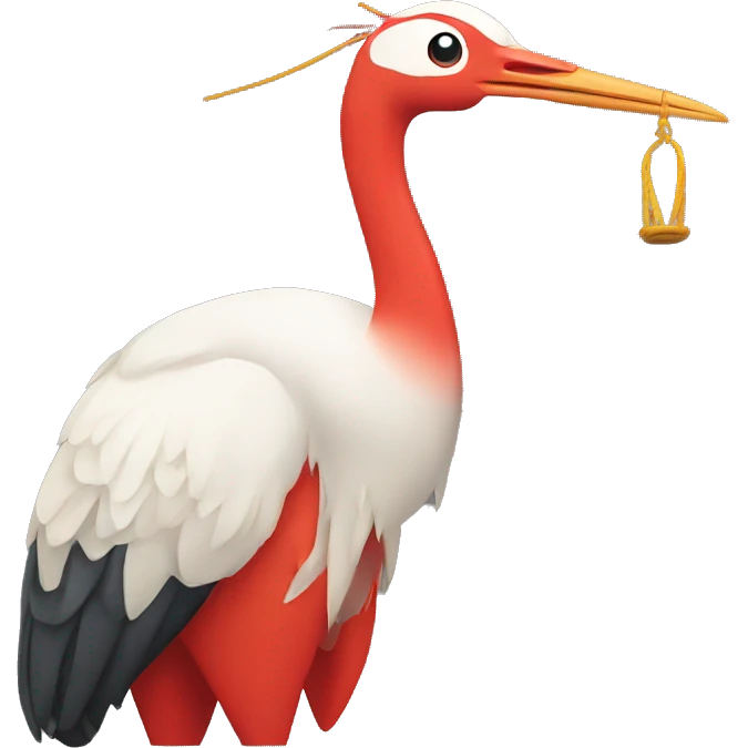 japan Crane emoji