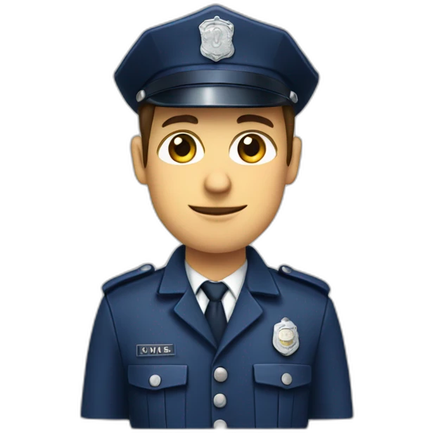 French police officer emoji