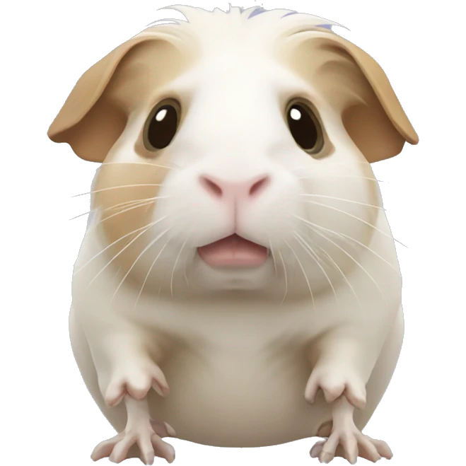 full skeleton of a guinea pig without meat emoji