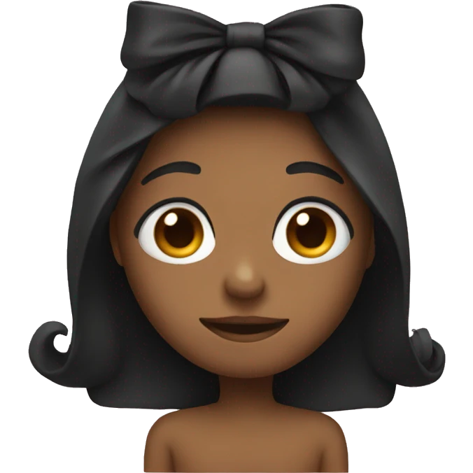 black bow  emoji