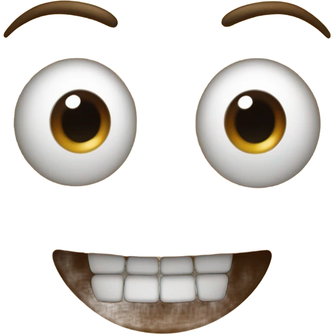 funny face emoji