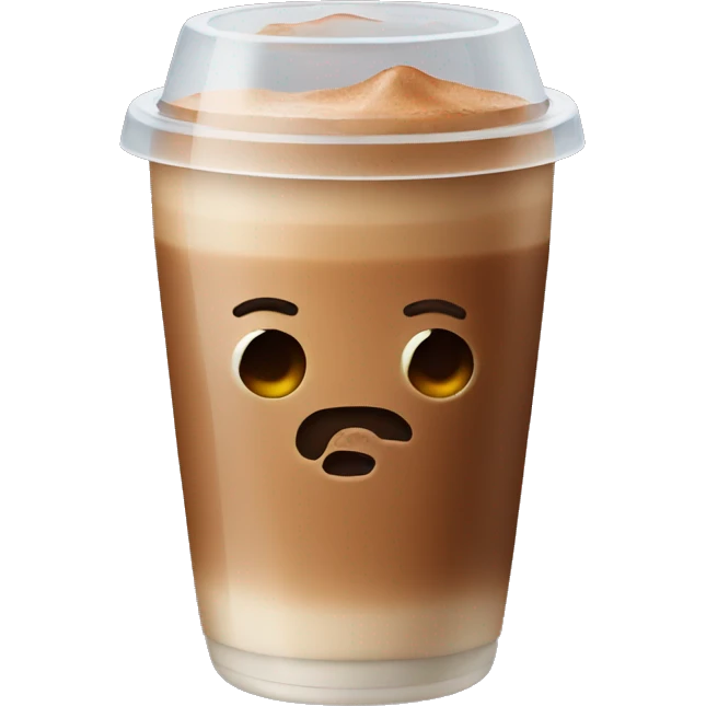 Ice coffee  emoji