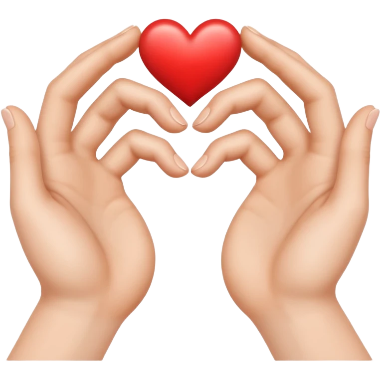 HEART HANDS emoji