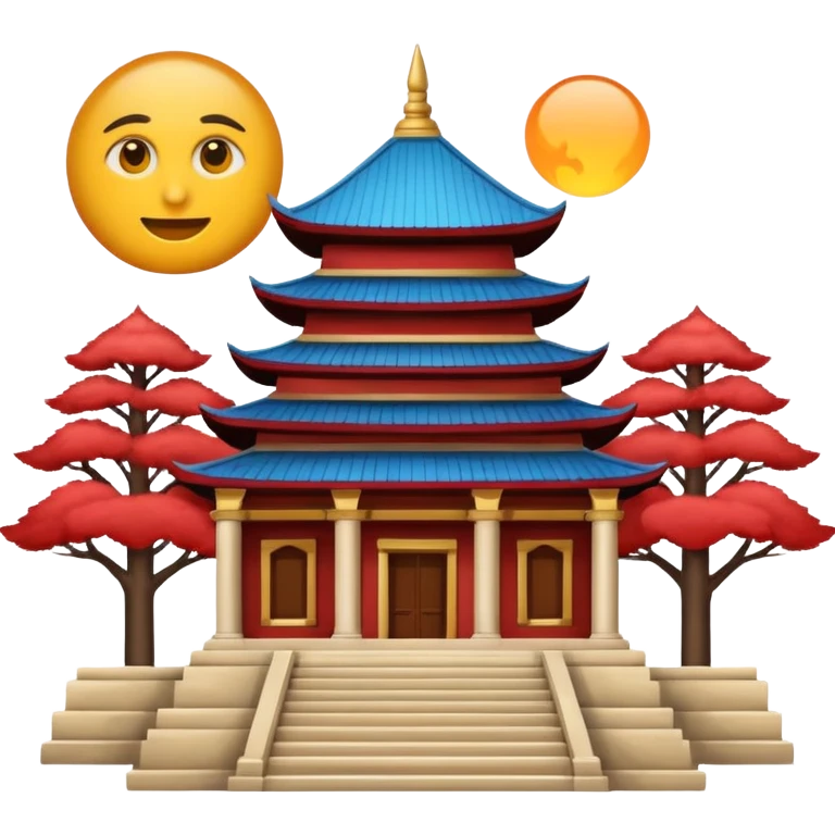 Temple visit emoji