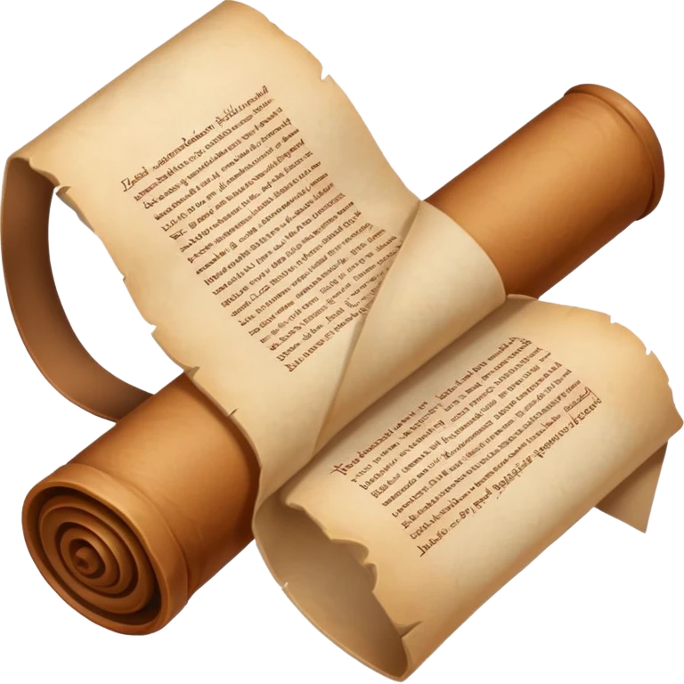 brown scroll emoji
