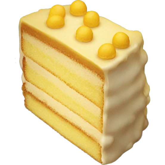 yellow cake  emoji