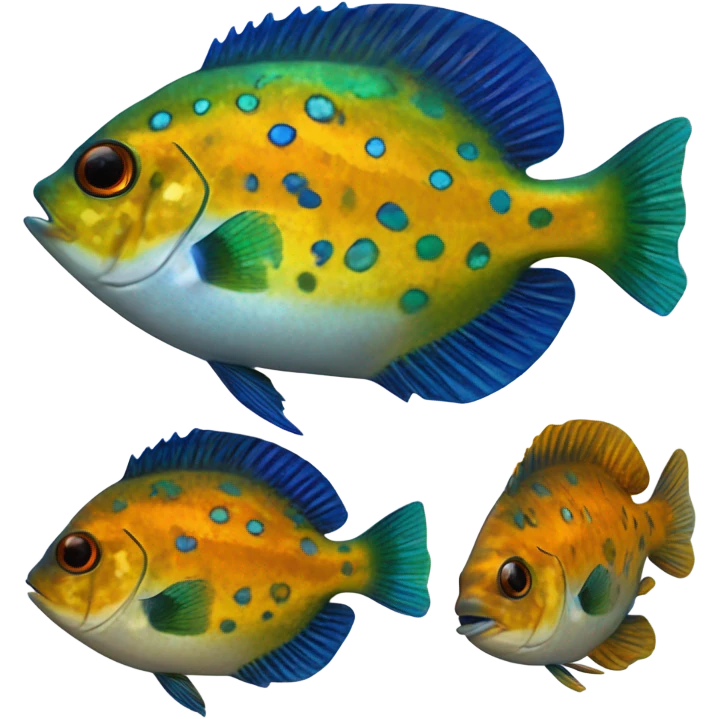 Pumpkinseed sunfish emoji