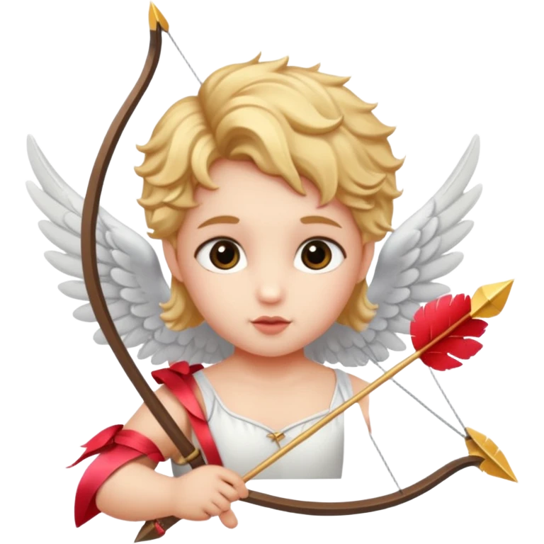 Cupid with a bow emoji