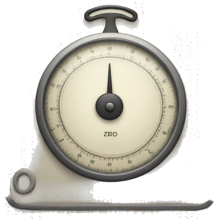 Scale to zero emoji