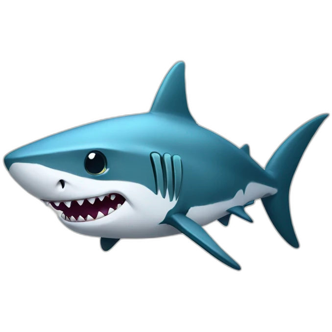 A doctor shark emoji