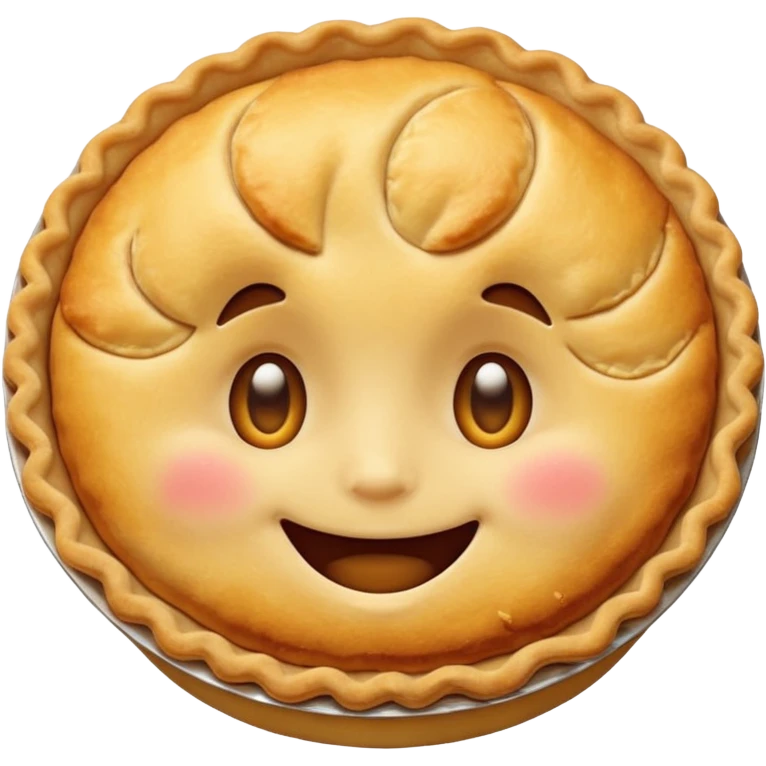 cute pie emoji small normal face emoji