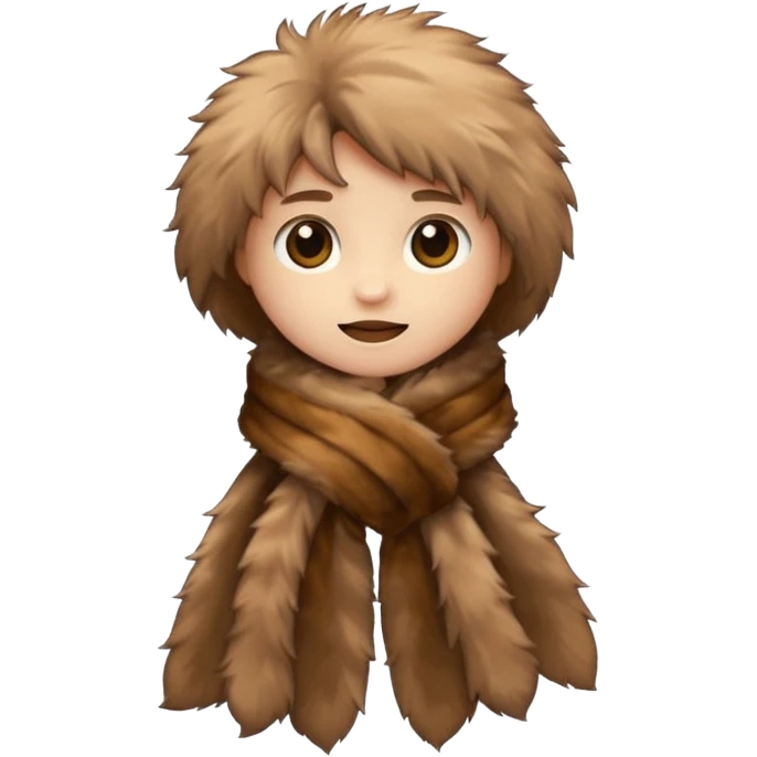 just fur scarf emoji