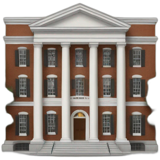 Davidson College Chambers Building outside emoji