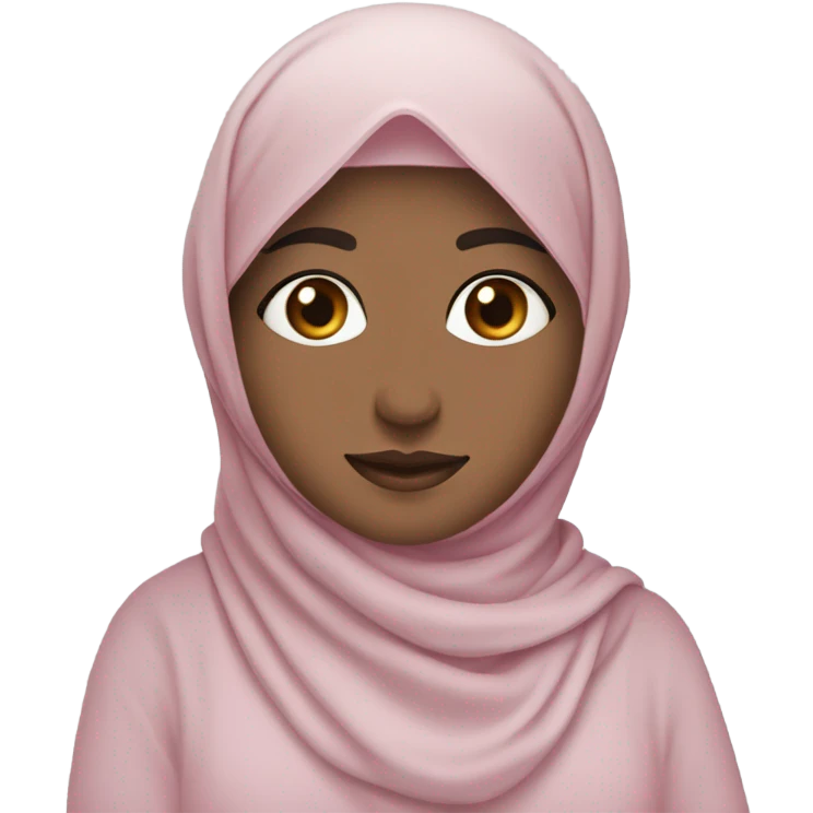 pastel pink muslims emoji