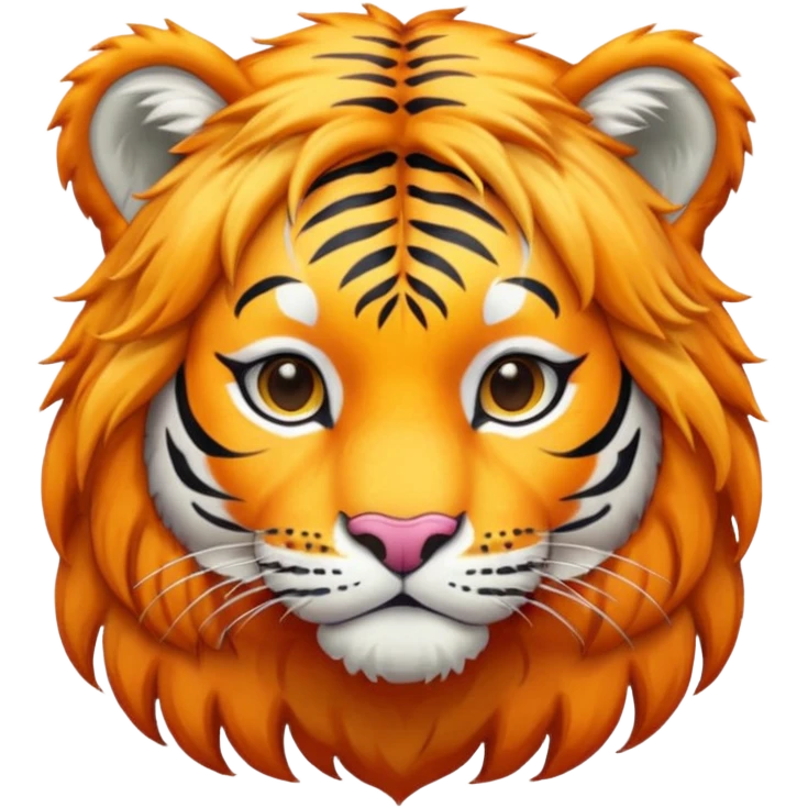 tiger with wigs emoji