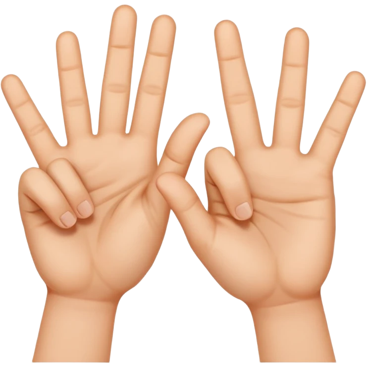 Dedos cruzando  emoji