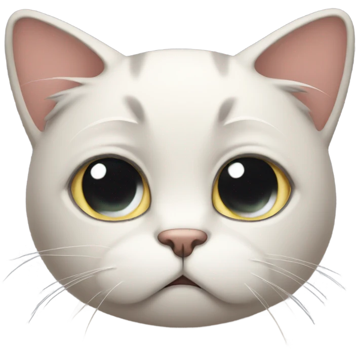 Sad cat emoji