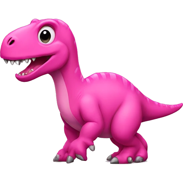pink dinosaur  emoji