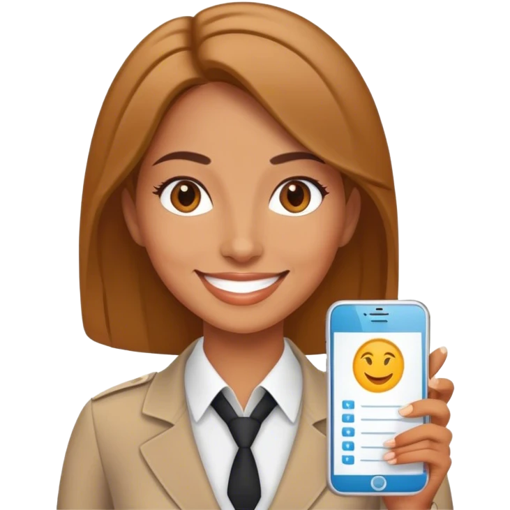 check-in agent woman emoji