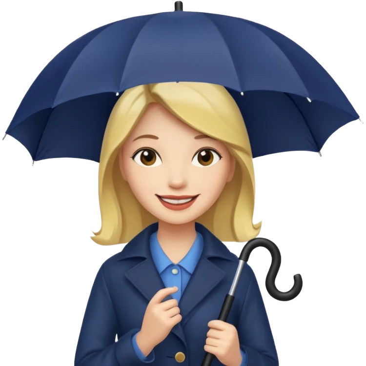HOLDİNG UMBRELLA WOMAN emoji