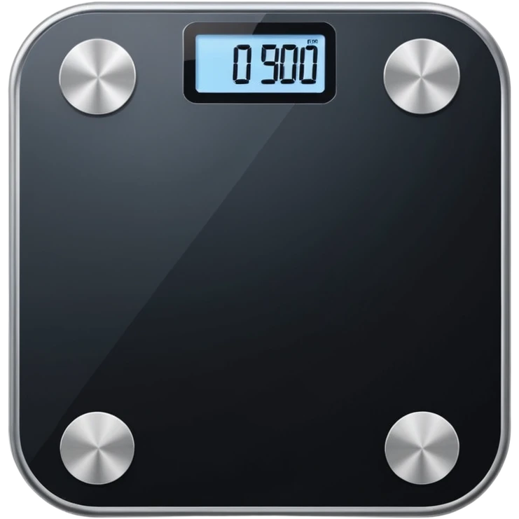 Digital weight scale emoji