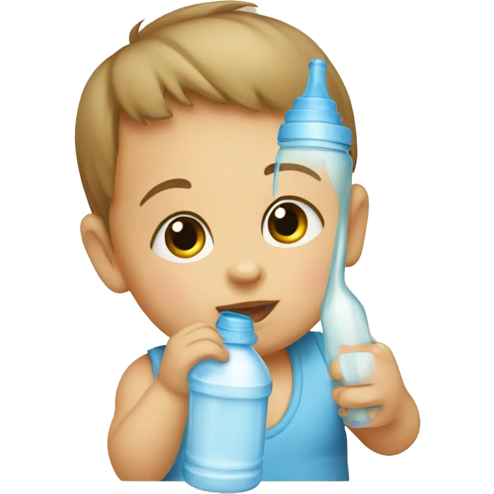 baby drinking bottle emoji