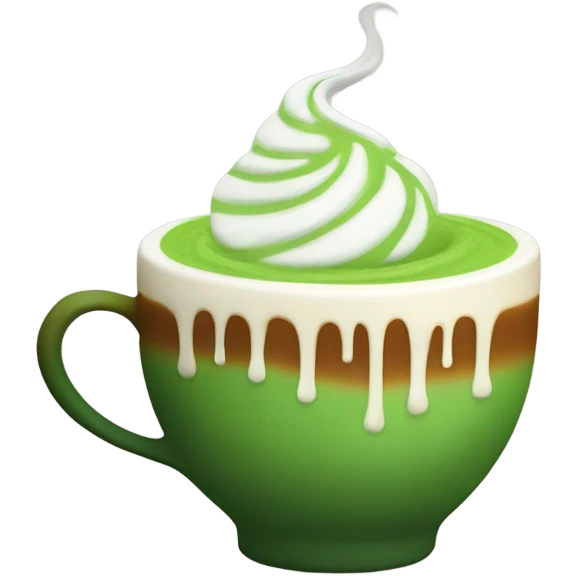 Matcha latte emoji