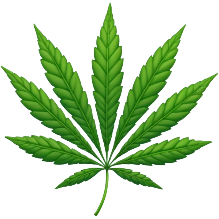 Weed leaf emoji