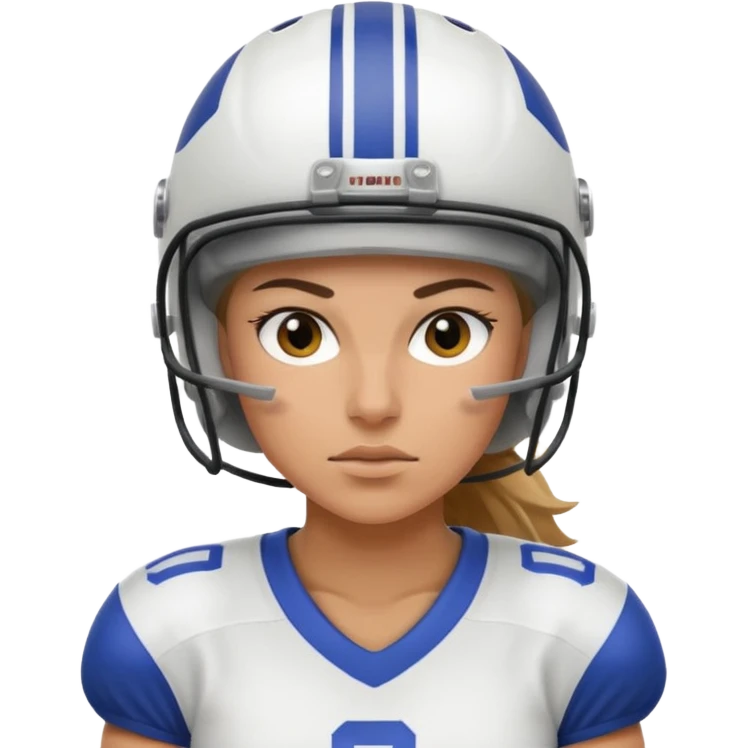 Football Players, Female player emoji