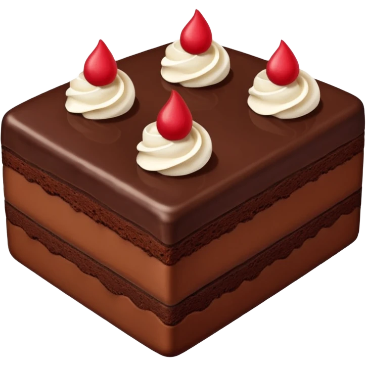
three pieces of cake emoji