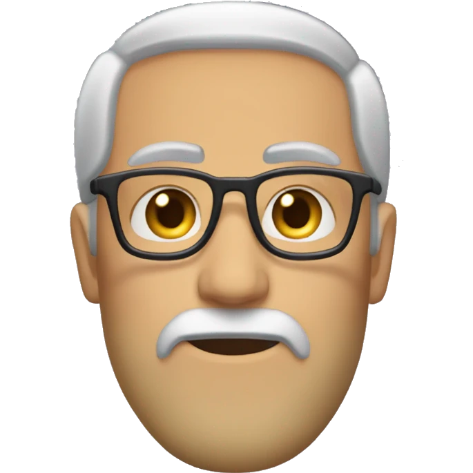 Enoji cu ochelari si barba emoji