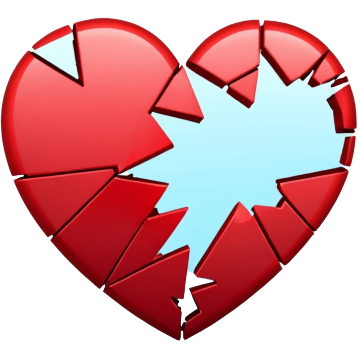 A broken heart emoji