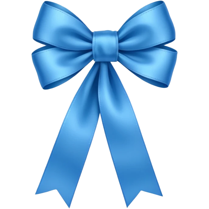 Blue ribbon emoji