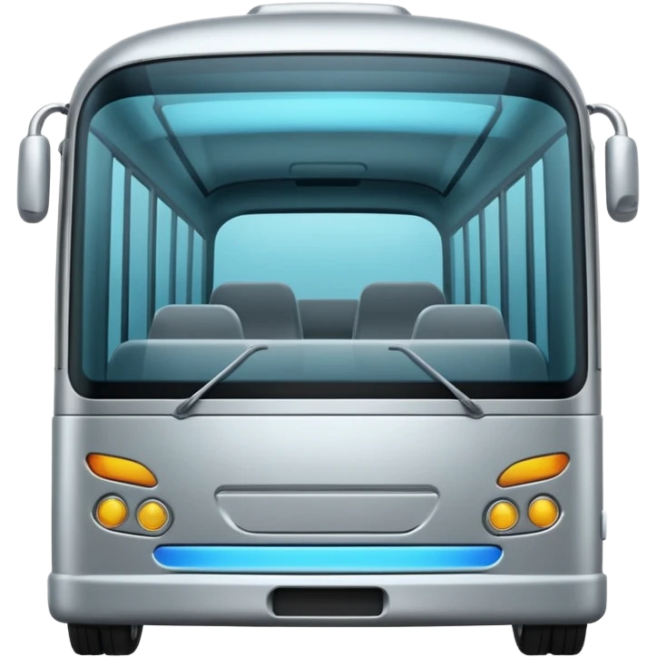 futuristic bus emoji