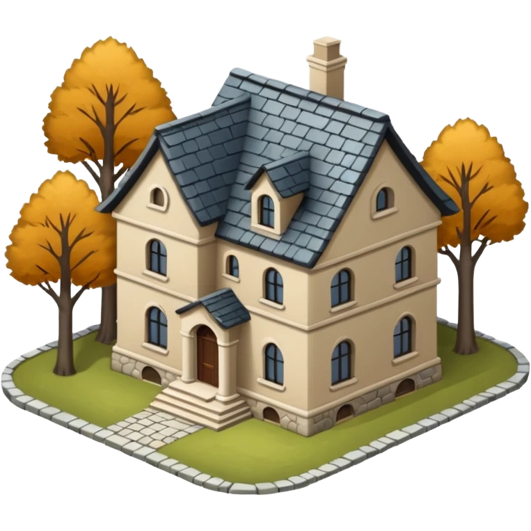 A nice mansion emoji