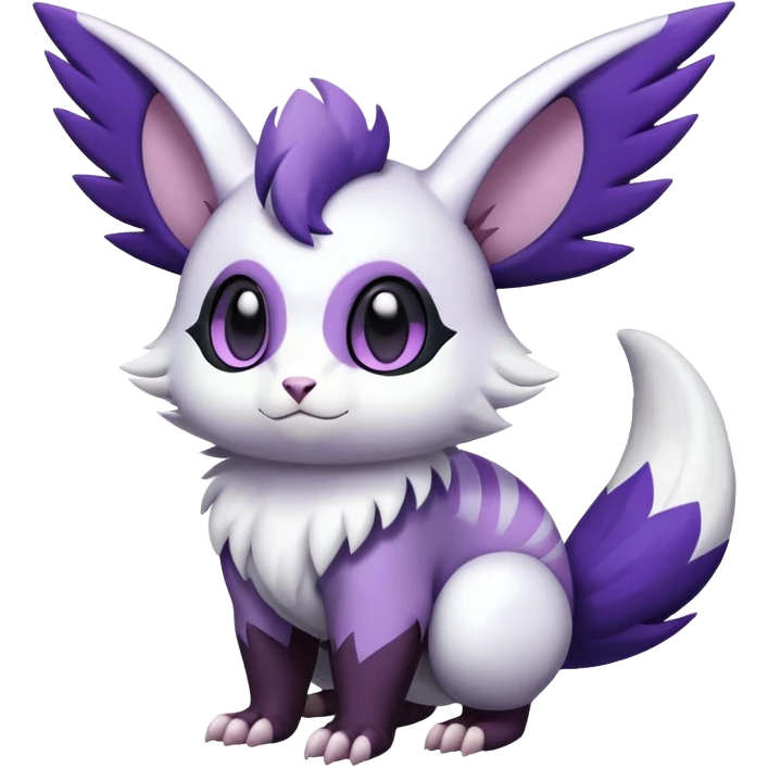 Shiny Furret-Absol-Noibat-Hybrid (Full body) emoji