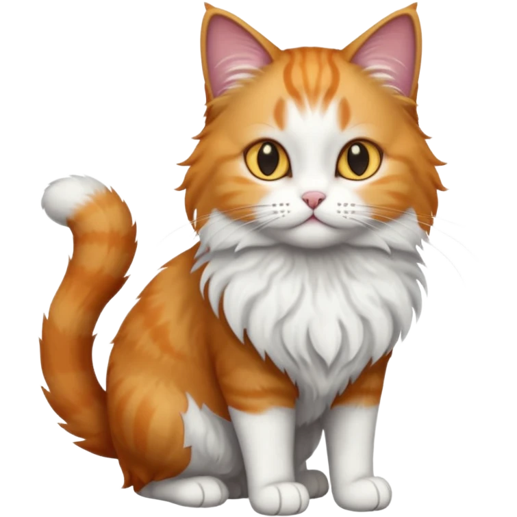 full body half dark grey and half white cat with white front legs emoji