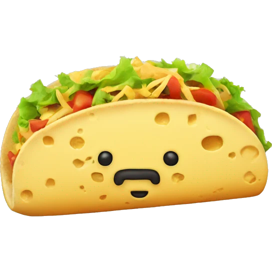 Cheese taco emoji