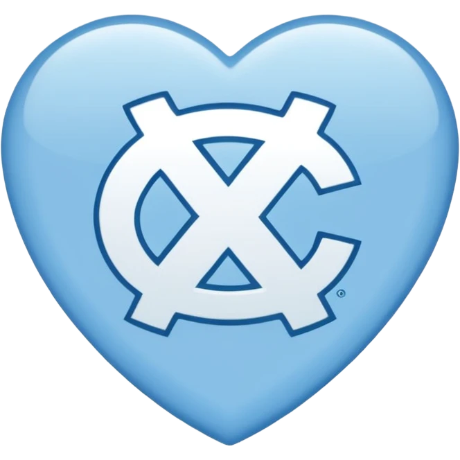 An image of a Tarheel symbol emoji