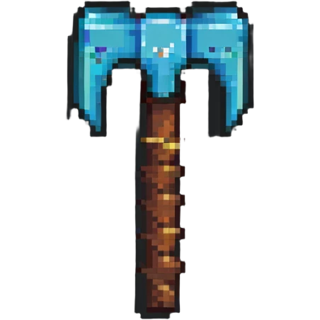 Minecraft pickaxe emoji