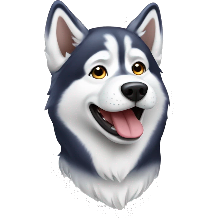 husky dog emoji