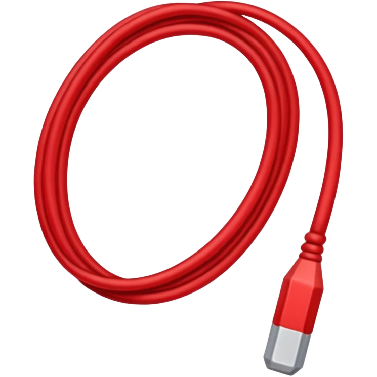 straight red thread  emoji