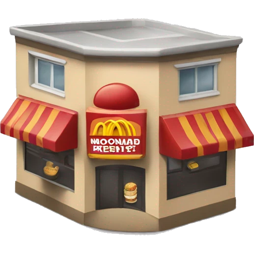 restaurant McDonald  emoji