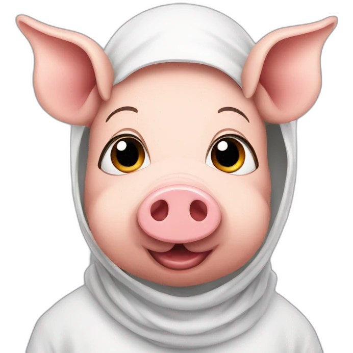 Pig Muslim emoji