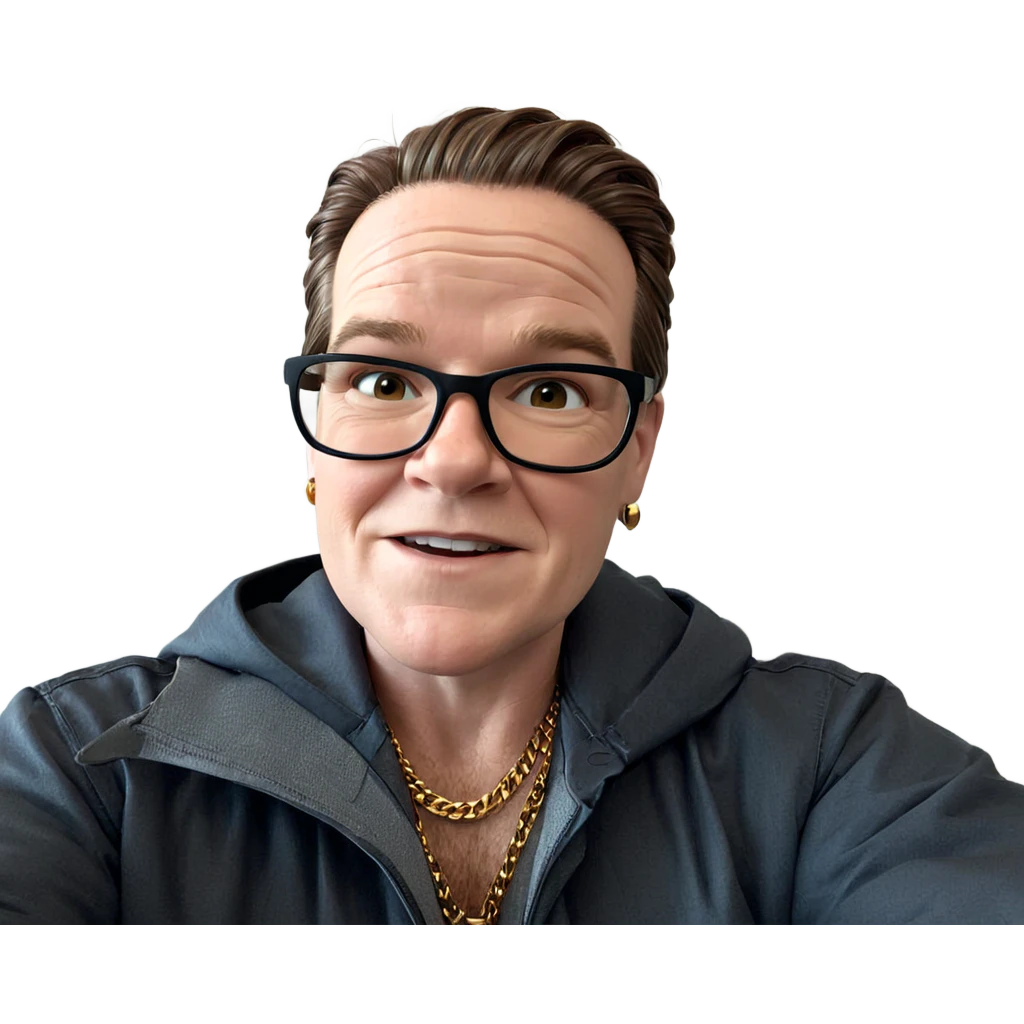 male with brown hair jewelry emoji