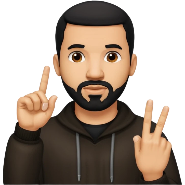 drake middle finger emoji