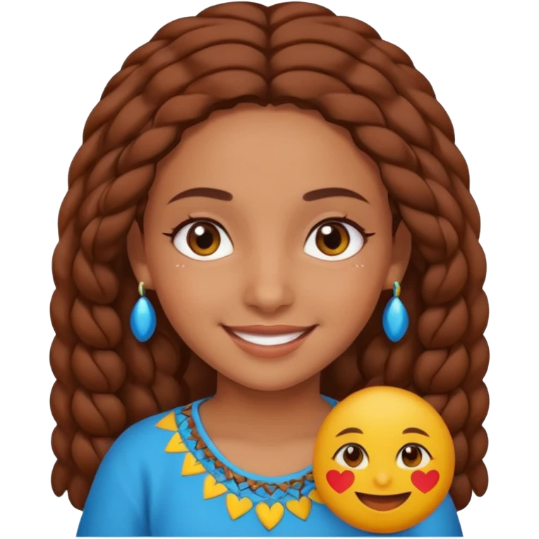Emoji morrocan amazigh fille emoji