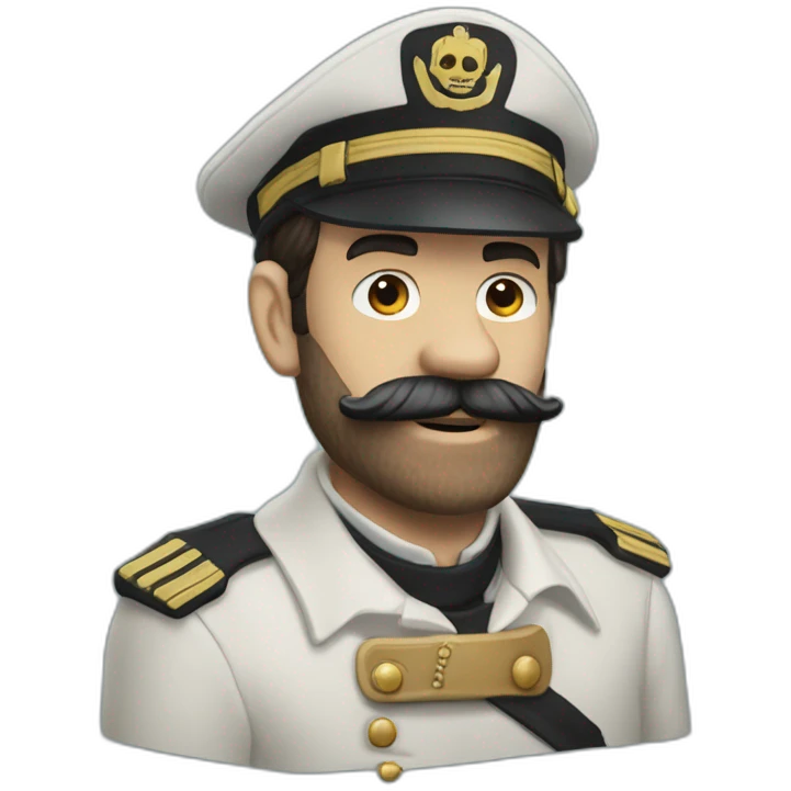 capitaine haddock et le sparadra emoji