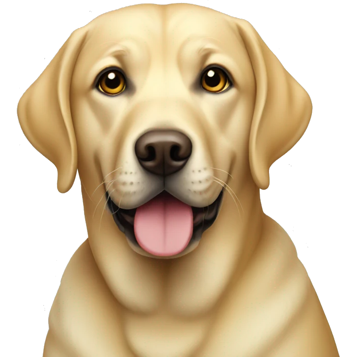 Yellow Labrador  emoji