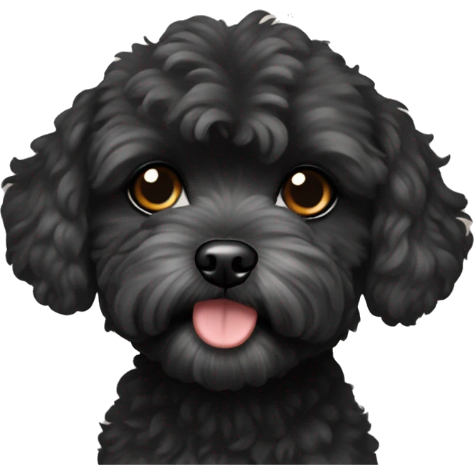 black maltipoo  emoji